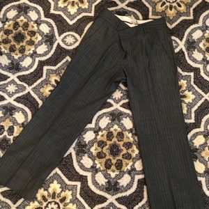 Banana Republic Martin Fit Gray stripe pants